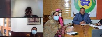 DG IMPARD holds meeting with NeGD, ISTM regarding Learning Management System in J&K