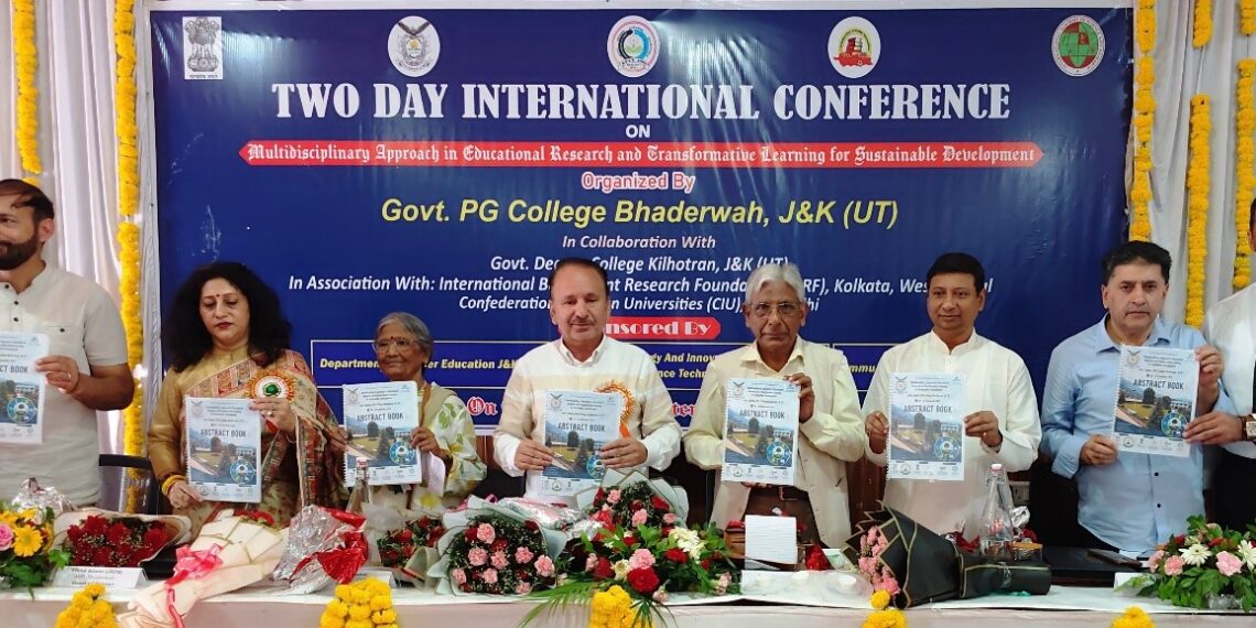 Int’l Conference on Transformative Learning, Sustainable Development begins at GDC Bhaderwah