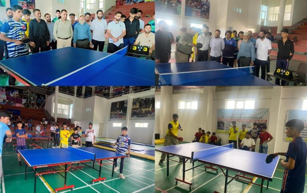 Inter-District Divisional Level Table Tennis Championship Inaugurated at Indoor Stadium Shopian