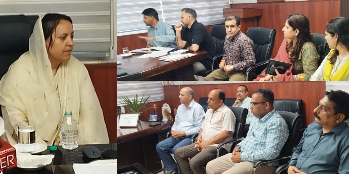 Sakeena Itoo reviews implementation of key academic, student welfare initiatives of DSEJ