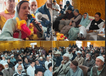 Sakeena Itoo holds public outreach camp at Yaripora, reviews Muharram arrangements at Shahoo