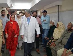 Sakeena Itoo visits JVC Hospital Bemina, reviews patient care services, other facilities
