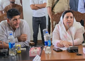 Sakeena Itoo meets various public delegations from Anantnag, Kulgam distts