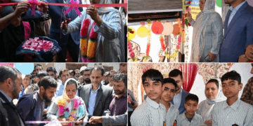 Sakeena Itoo lays Foundation Stone for Additional Classroom at Showgund Malvan