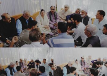 Sakeena Itoo visits Family of Martyr Head Constable Ashiq Hussain Qureshi, Assures Govt Support