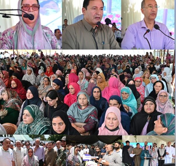 Sakeena Itoo leads mega outreach prog of Social Welfare deptt at Baramulla