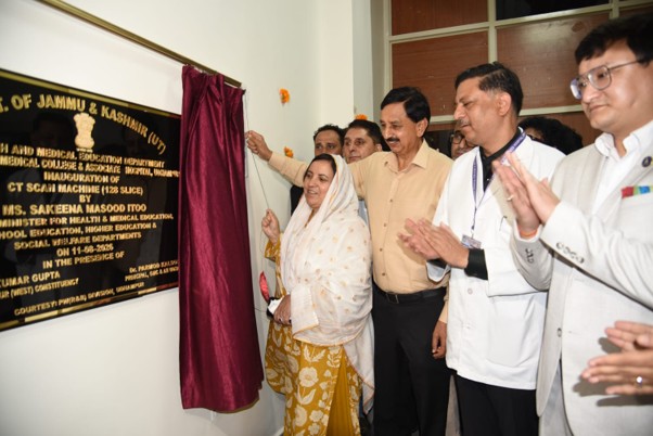 Health Minister inaugurates 128-slice CT Scan machine at GMC Udhampur