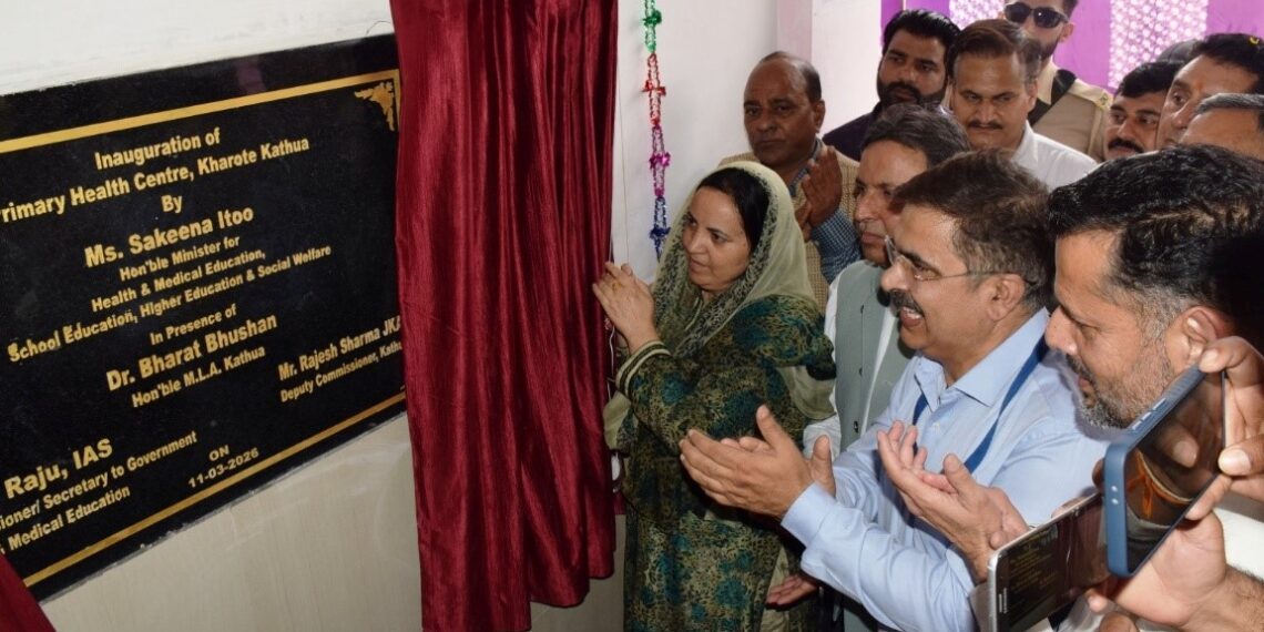 Healthcare reach being expanded across J&K: Sakeena Itoo