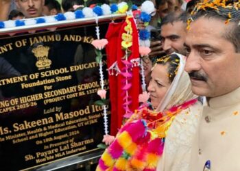 Sakeena Itoo Inspects Development Projects in Chatroo