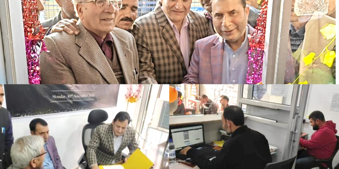 Javid Dar inaugurates 6th branch of KMCO bank at Kunzer B’la