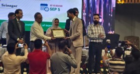 Javid Ahmad Rather conferred Teacher’s Award 2026 at UT level