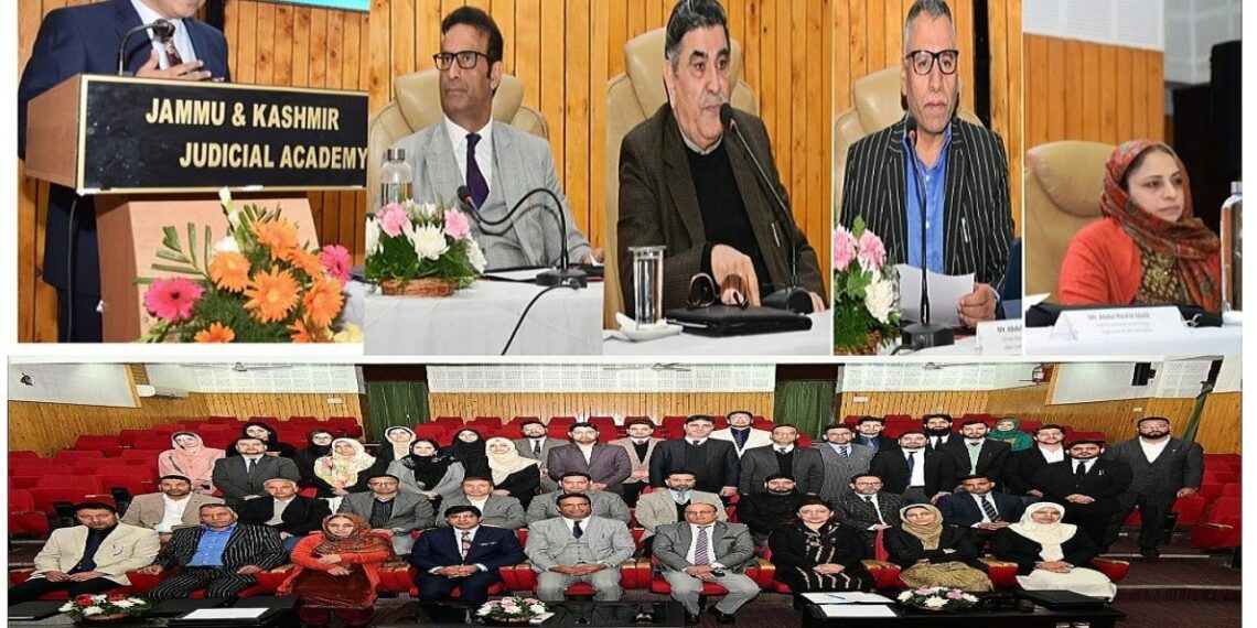 Judicial Academy Srinagar hosts Training on Fair and Speedy Trial