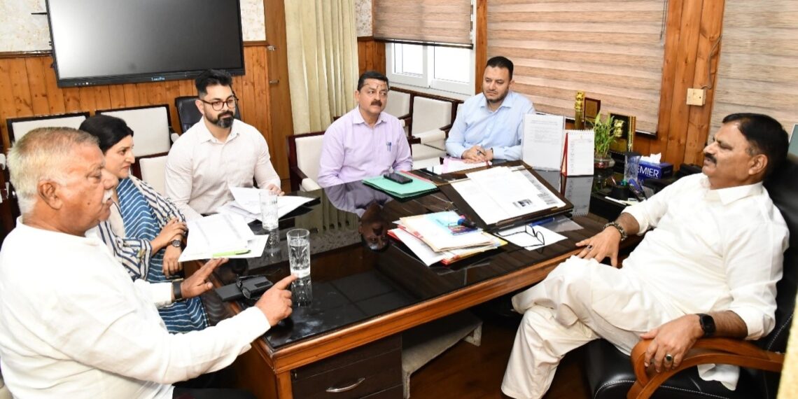 Jal Shakti Minister reviews desiltation of Kuls in Jammu
