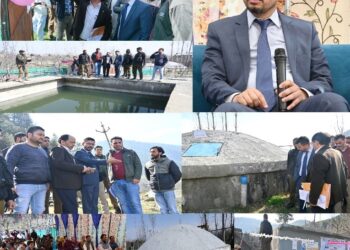 DC Kulgam visits Arigatnoo, interacts with community on Jal Arpan Diwas