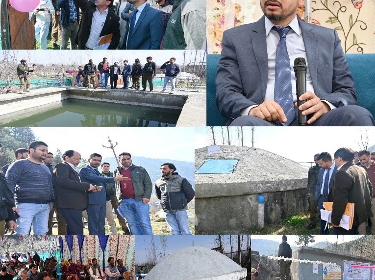 DC Kulgam visits Arigatnoo, interacts with community on Jal Arpan Diwas