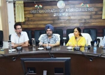 Meeting on strengthening Science, Technology & Innovation Ecosystem through PI RAHI held at Directorate of Agriculture Jammu