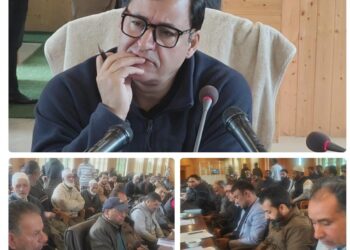 Javid Dar reviews irrigation facilities, ongoing developmental works in Rafiabad