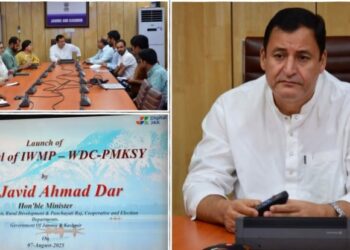 Javid Dar launches IWMP portal to boost transparency in watershed development