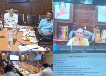 Javid Dar attends virtual meeting with Union Minister of Agriculture & Farmers Welfare