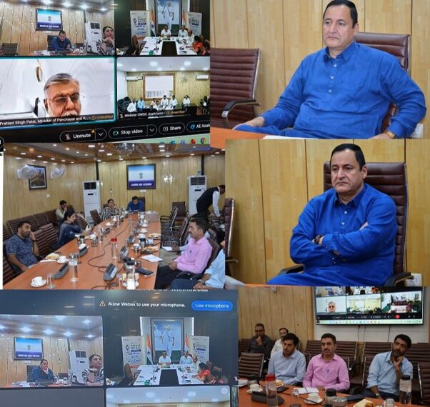 Javid Dar attends national launch of Swachh Seva Aankalan, discusses SHS 2026 preparations