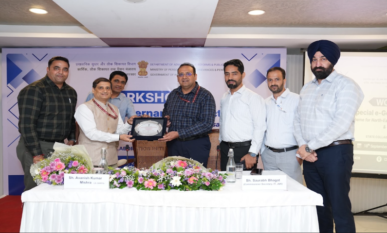 J&K Showcases Digital Governance Journey at DARPG Workshop, Shares Roadmap for Scaling Digital Service Delivery