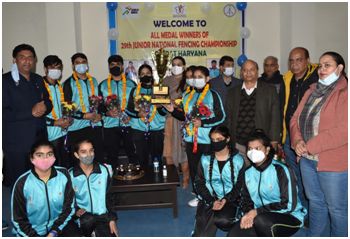 J&K shines in 29th Junior National Fencing Championship