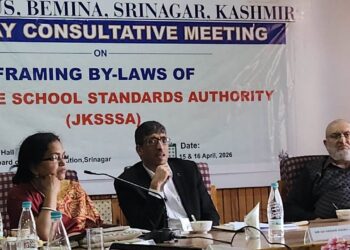 Two-Day Consultative Meeting on framing regulations of JKSSSA Commences in Srinagar