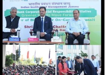 J&K Bank drives green mobility initiative at IIM Jammu under CSR