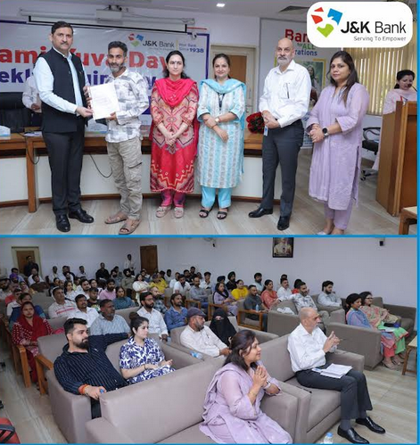 J&K Bank Organizes Special “Yuva Udyami Day” in Jammu on Navratri’s First Day
