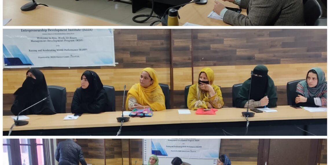 JKEDI Pulwama launches 6-Day MDP-VIII under RAMP Initiative