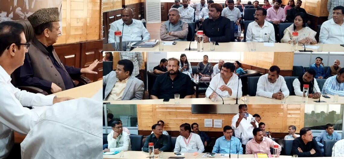 Committees on Govt Assurances from Bihar, Jharkhand call on Speaker JKLA