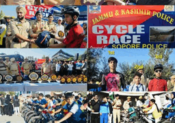 J&K Police Organises Cycle Race In Sopore