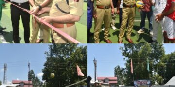 J&K Police Launches Boys’ Volleyball Tournament in Pulwama