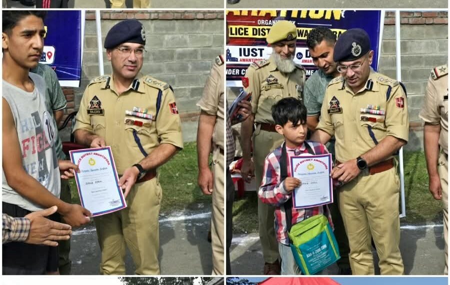 J&K Police organises Mini Marathon under CAP 2026–27 in Awantipora