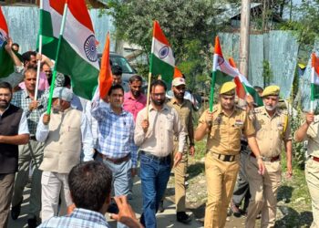 J&K Police Holds Tiranga Rallies Across Kashmir Under Har Ghar Tiranga Campaign