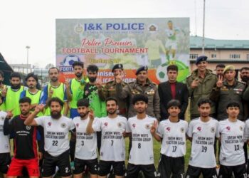 J&K Police inaugurates police premier football tournament in G’bal