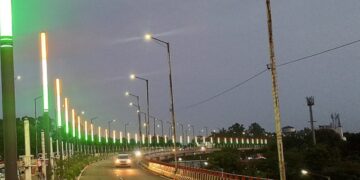 JMC Illuminates Jammu in Tricolour Ahead of Independence Day