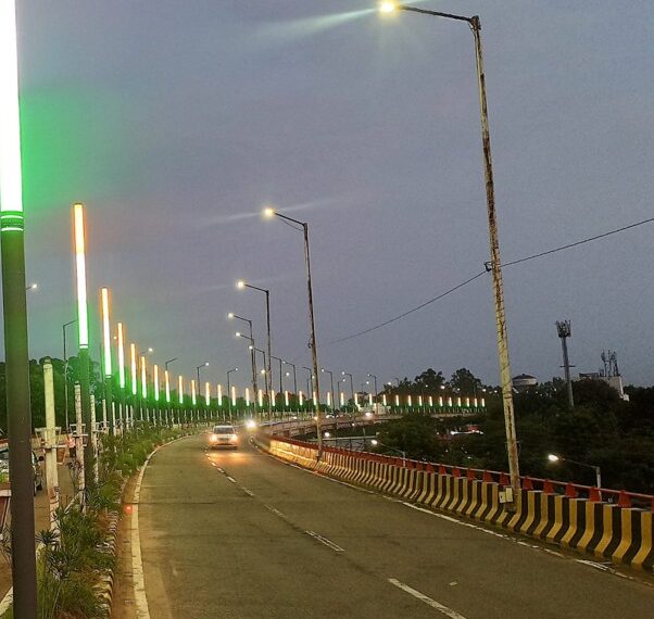 JMC Illuminates Jammu in Tricolour Ahead of Independence Day