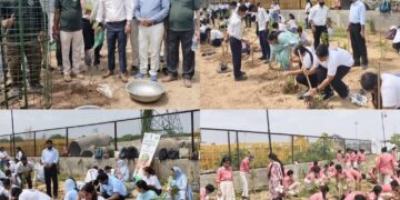 JMC, Urban Forestry organise Miyawaki Plantation Drive at Bhagwati Nagar