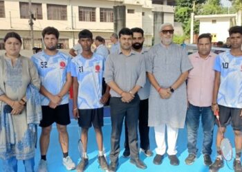 JMC launches first under Fly-over Badminton Court at Akhnoor Highway