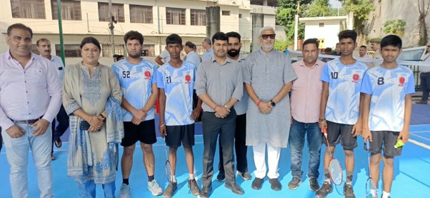 JMC launches first under Fly-over Badminton Court at Akhnoor Highway