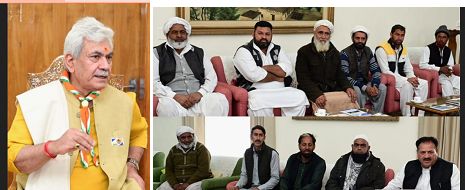 Delegation of Gurjar Desh Charitable Trust calls on LG in Jammu