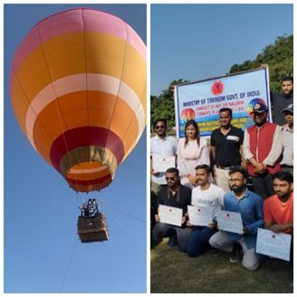 Tourism Deptt, IISM Gulmarg conduct Hot Ballooning Course at Jmu