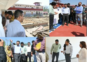 JNV Mirhama Infra Inspection: DC Alam Reviews ₹40.47 Cr Construction Project