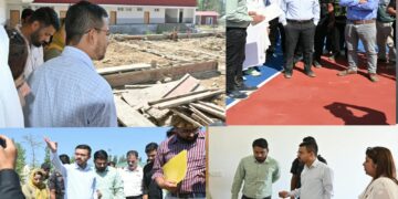 JNV Mirhama Infra Inspection: DC Alam Reviews ₹40.47 Cr Construction Project