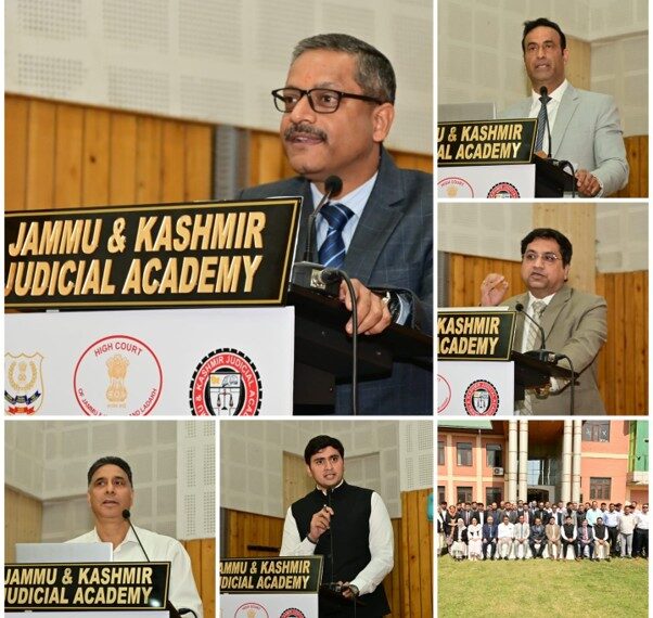 One Day sensitization Programme on “Issues Related to Narcotics” held at J&K Judicial Academy Srinagar