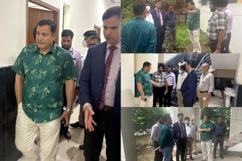 Javid Dar visits Kissan Ghar Kolkata, reviews progress of ongoing renovation, upgradation works