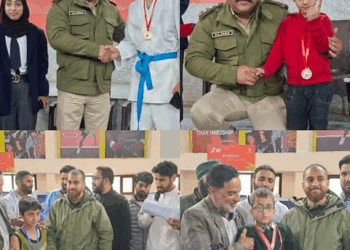 Karate Championship Held at Indoor Stadium Bajwani Tral; DYSP Tral Attends as Chief Guest