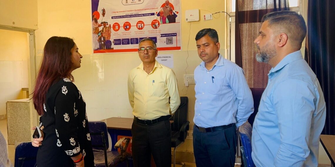 DC Kathua inspects SBDU established under Mission YUVA