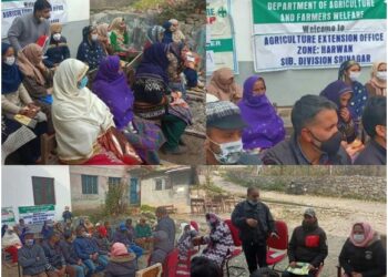 Dist Admin Srinagar organizes KCC Registration camp for farmers at Harwan, Dara